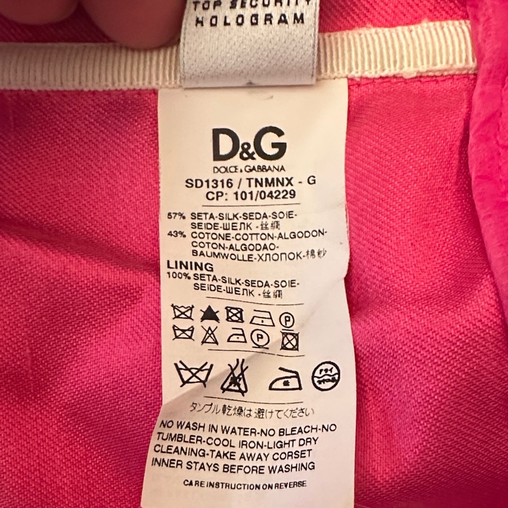 Dolce & Gabbana Pink Sweetheart Ruched Cocktail Dress | Made in Italy
42/M - Picture 15 of 16